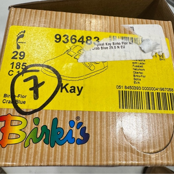 Birkenstock Birki’s Unisex Kids Kay Clogs Colorful Crab NEW Size US 11 EU 29 - Picture 9 of 11